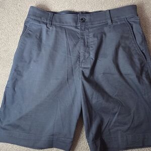 Nike Dri Fit Performance Golf Shorts Mens Sz 32 (M) Navy Blue 11" Inseam